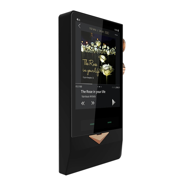 Cayin N8 User manual