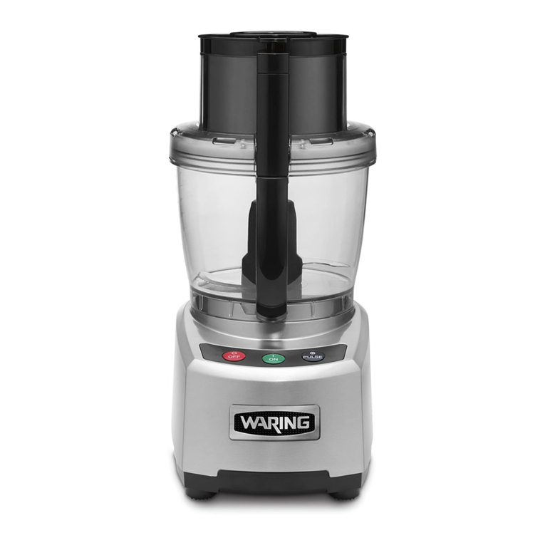 Waring WFP16S User manual Waring WFP16S User manual
