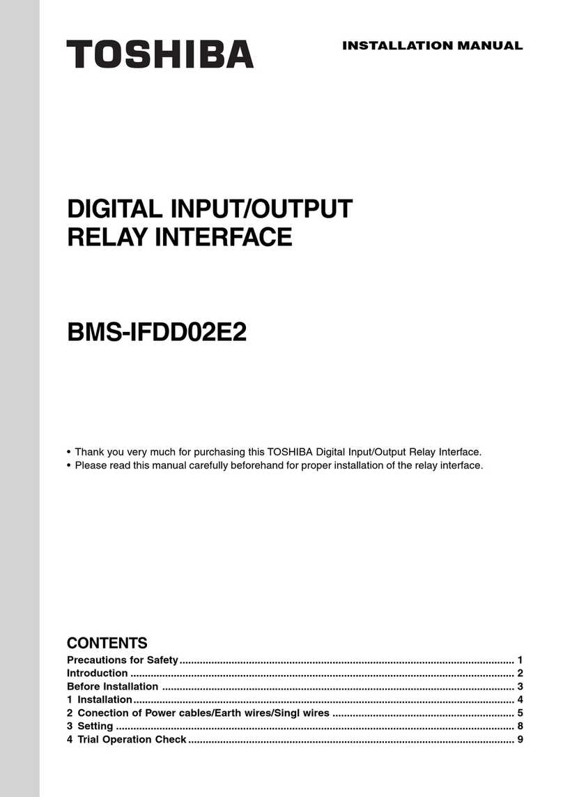 Toshiba BMS-IFDD02E2 User manual Toshiba BMS-IFDD02E2 User manual