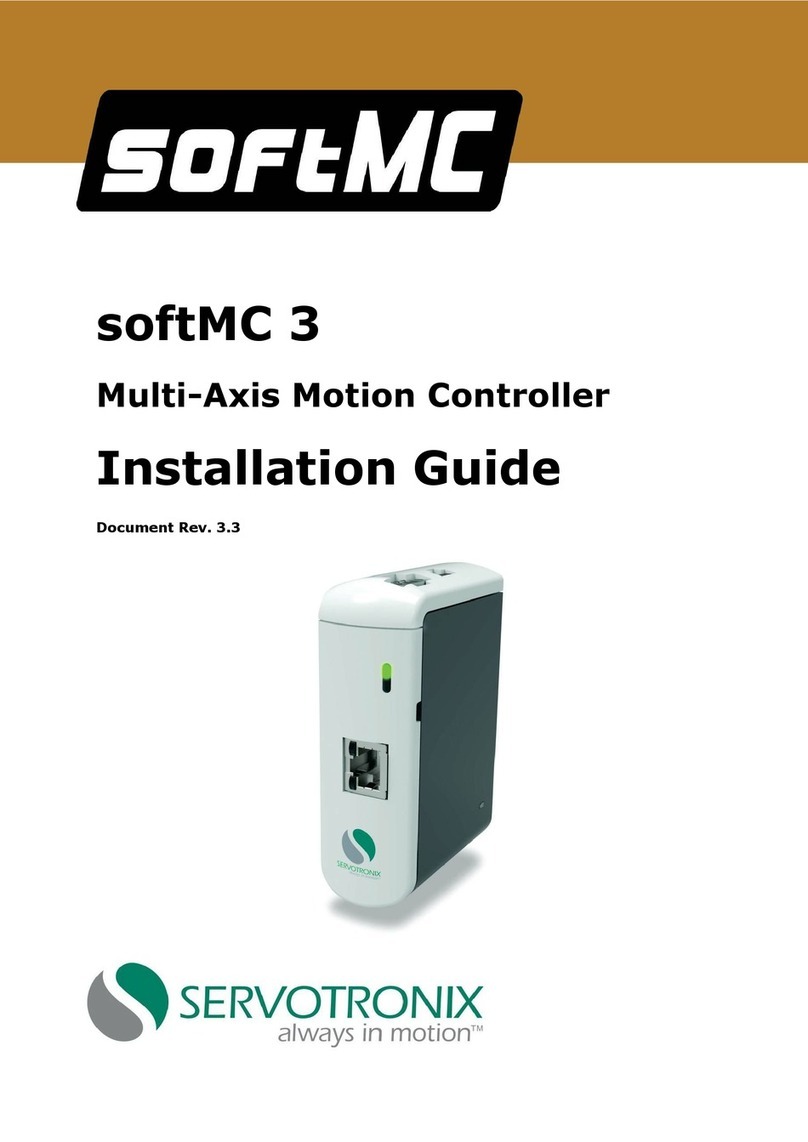 Servotronix softMC 3 User manual