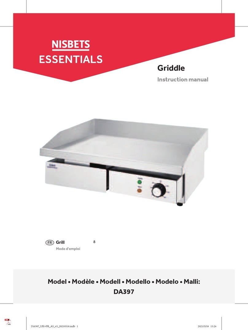 NISBETS ESSENTIALS DA397 instruction manual