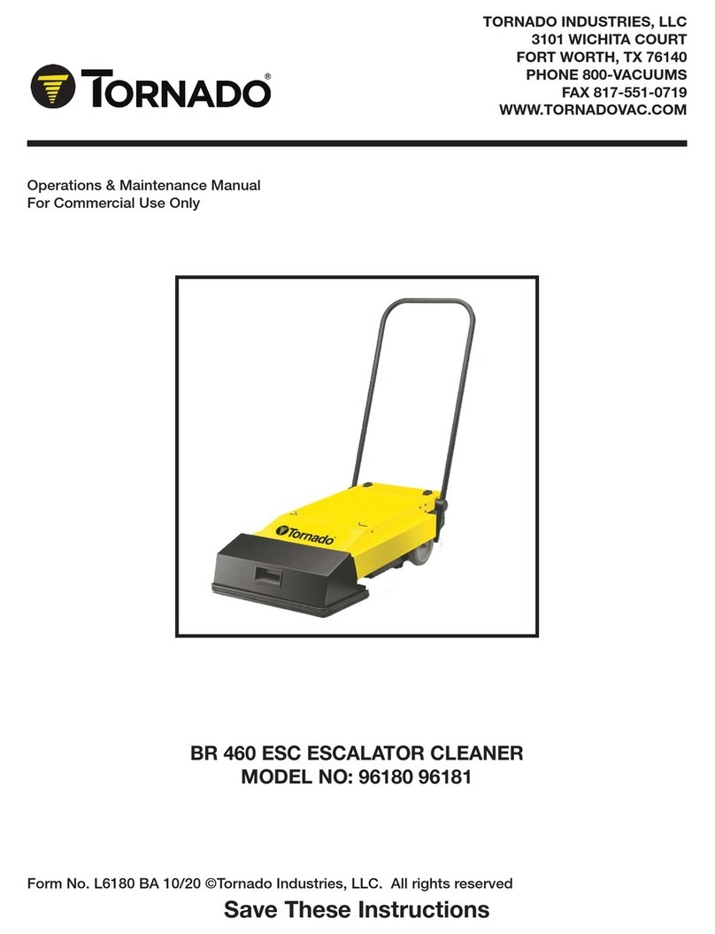 Tornado BR 460 ESC Operation & maintenance manual