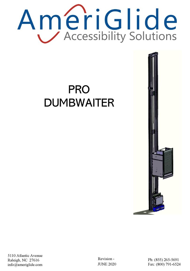 AmeriGlide PRO DUMBWAITER manual