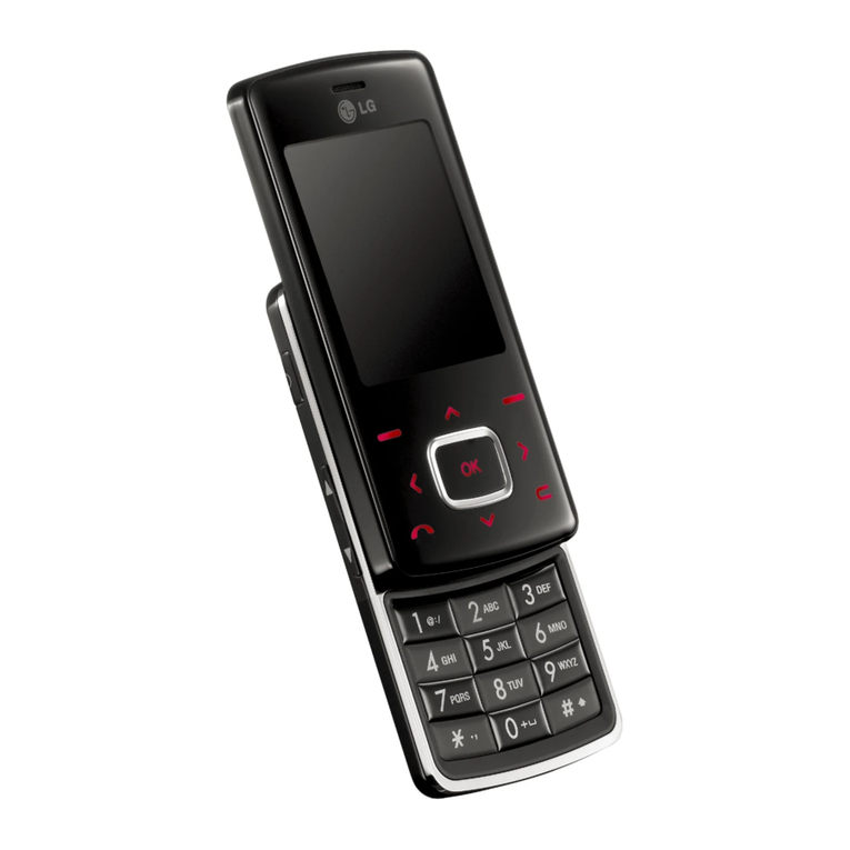 LG Chocolate KG800 manual