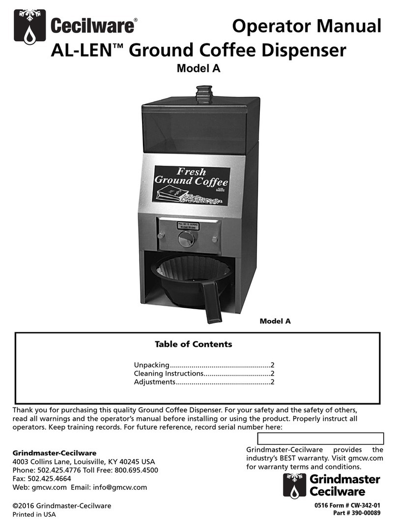 Cecilware AL-LEN A User manual