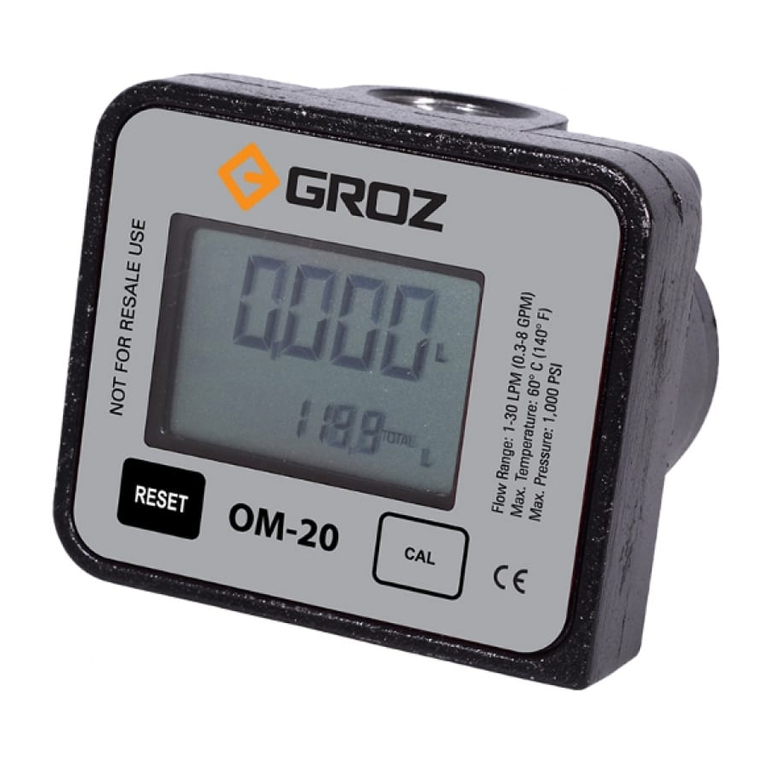 Groz OM 20 instruction manual