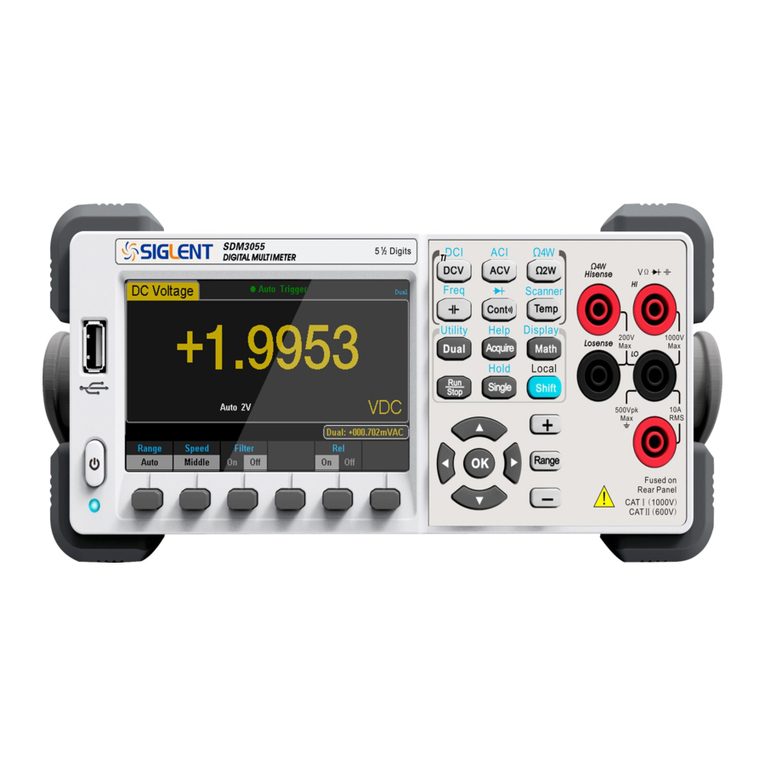 SIGLENT SDM3000 Series User manual