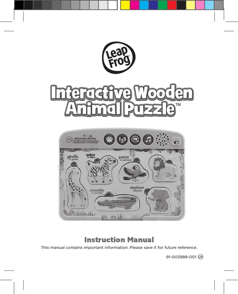 LeapFrog Interactive Wooden Animal Puzzle instruction manual