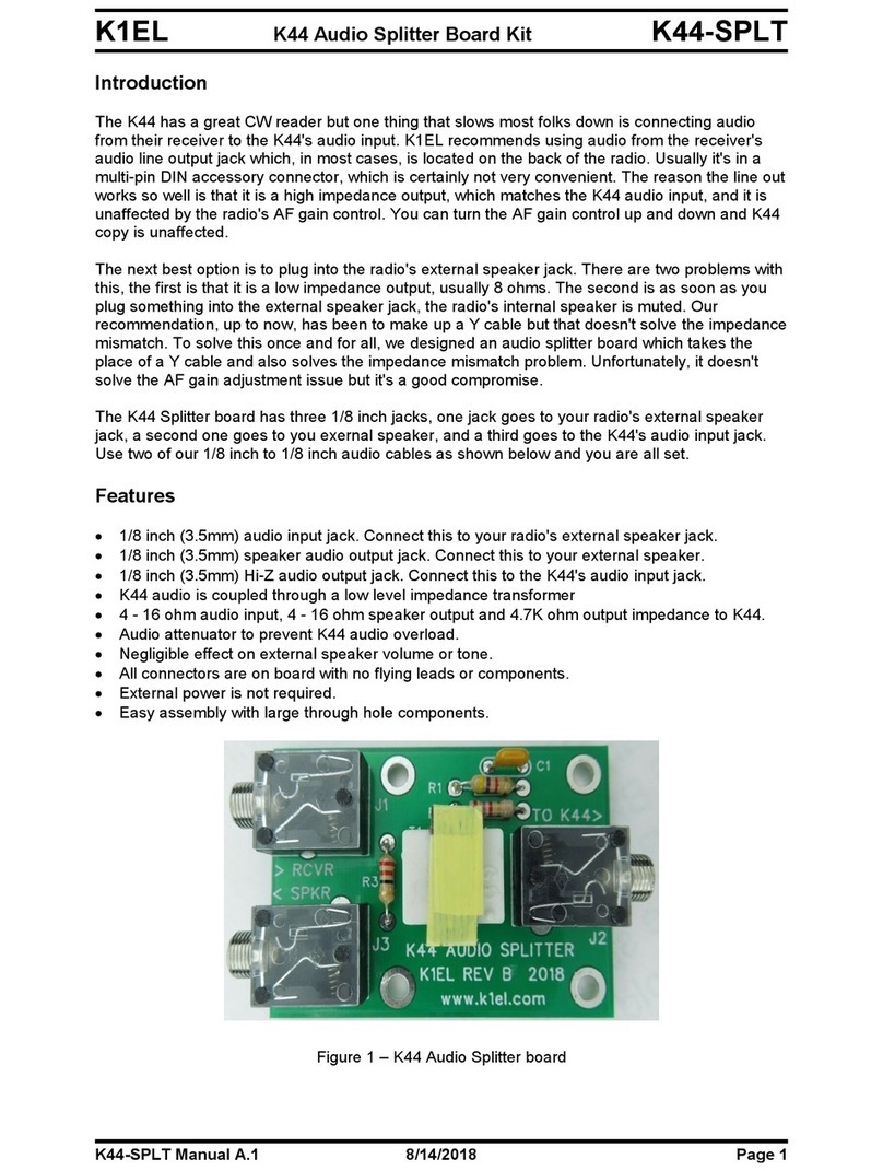 K1EL K44-SPLT User manual