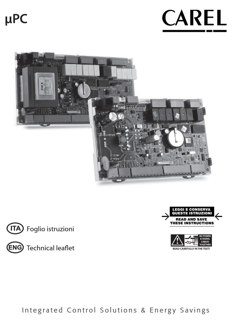 Carel uPC Manual