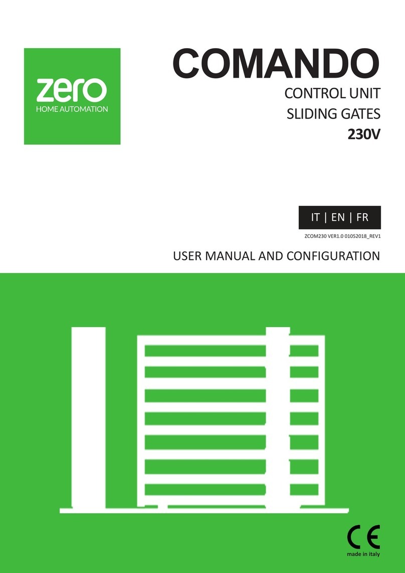 Zero COMANDO 230V User Manual and Configuration