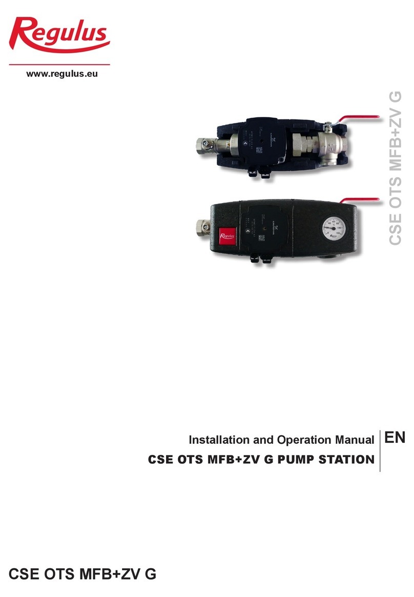 Regulus CSE OTS MFB+ZV G User manual