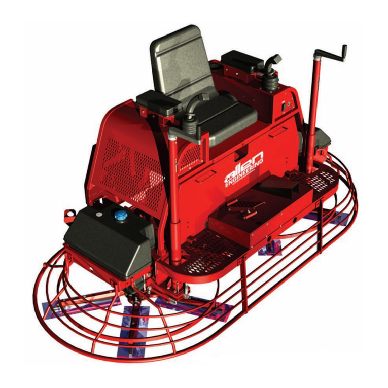 Allen Engineering Corporation RAZORBACK RIDERS PRO1200C Operations manual and parts book
