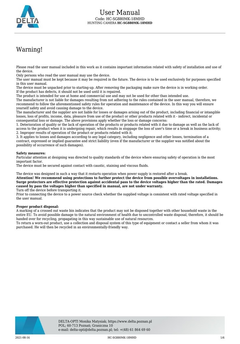 Delta-Opti HC-SG880MK-18MHD user manual