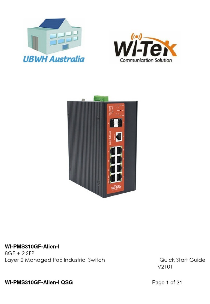 Wi-Tek WI-PMS310GF-Alien-I quick start guide