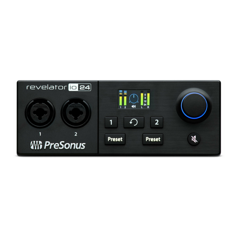 PRESONUS Revelator io24 User manual