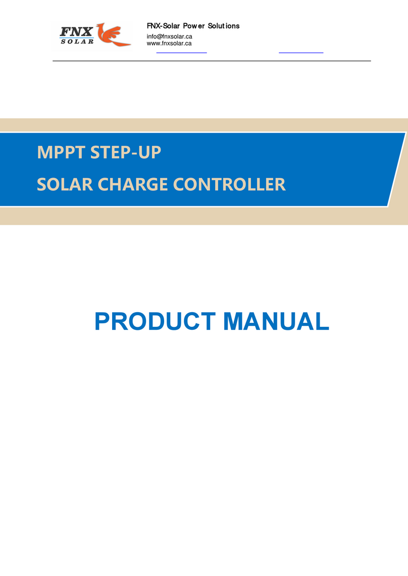 FNX Solar MPPT product manual