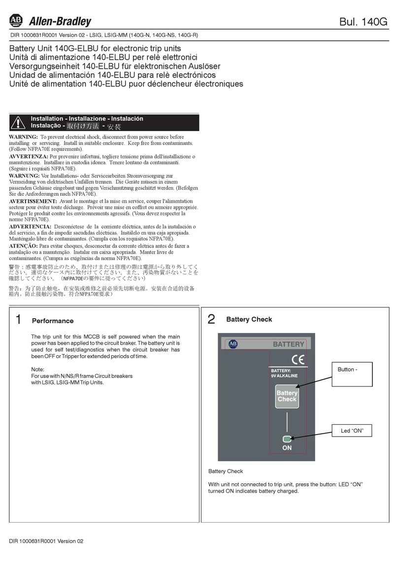Allen-Bradley 140G Series Installation