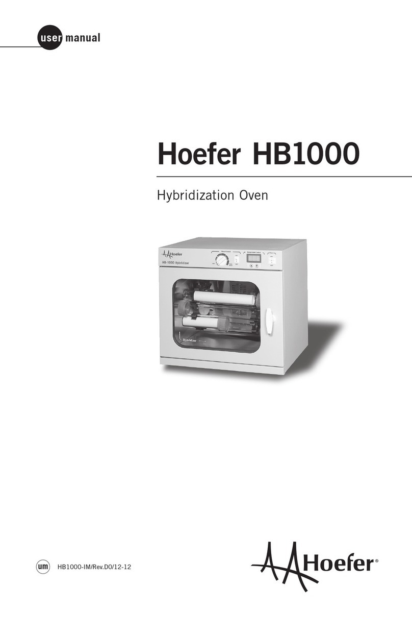 Hoefer HB1000 User manual
