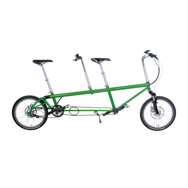 Bernds Folding Tandem Lowstep User manual