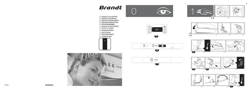 Brandt BFL2372BW User manual