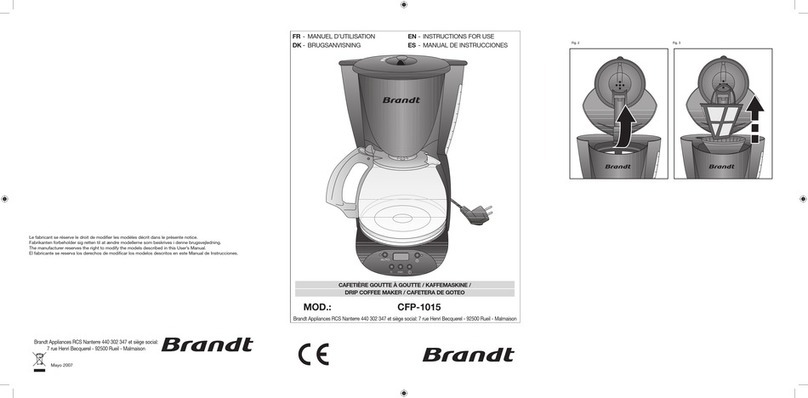 Brandt CFP-1015 Instructions for use