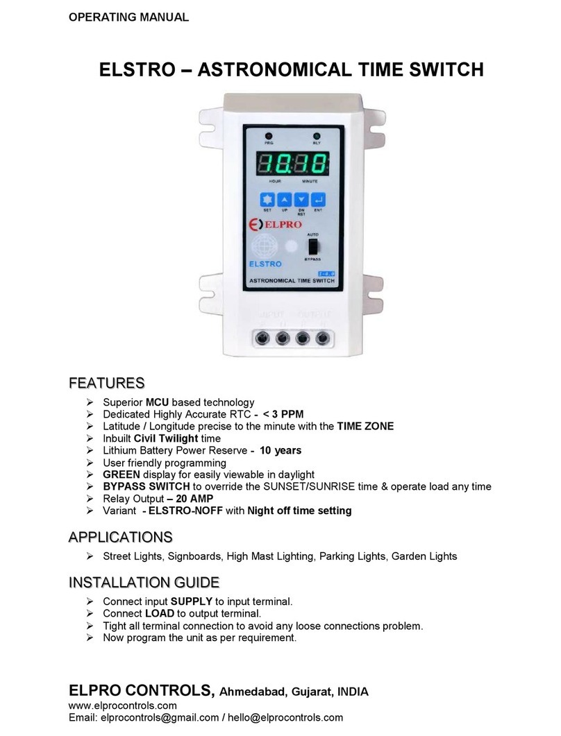 ELPRO ELSTRO operating manual