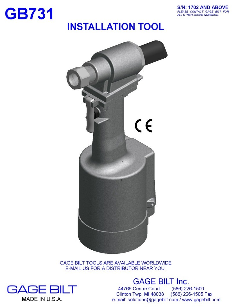 Gage Bilt GB731 Installation Tool