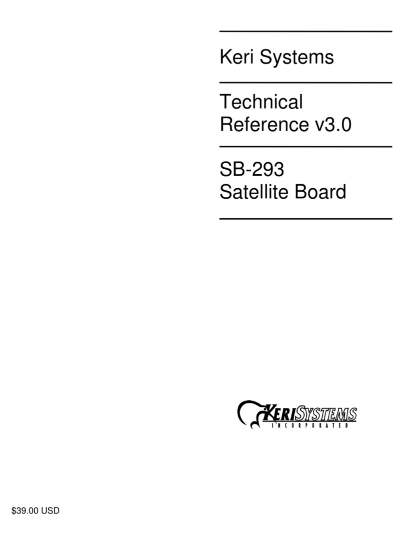KeriSystems SB-293 Technical reference