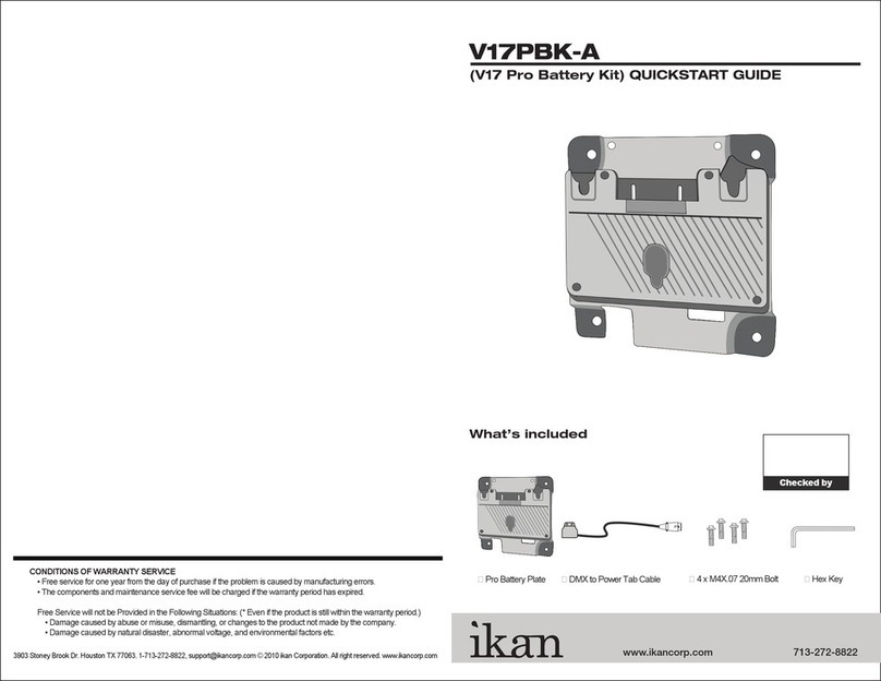 Ikan V17PBK-A quick start guide