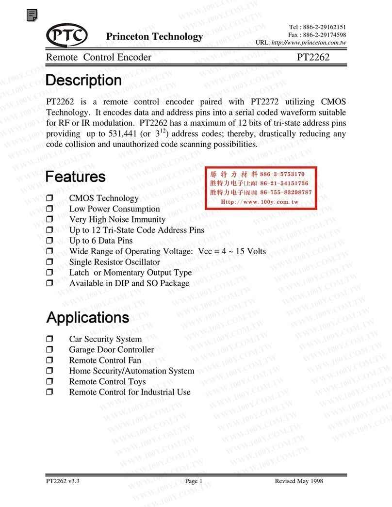 PTC PT2262 manual
