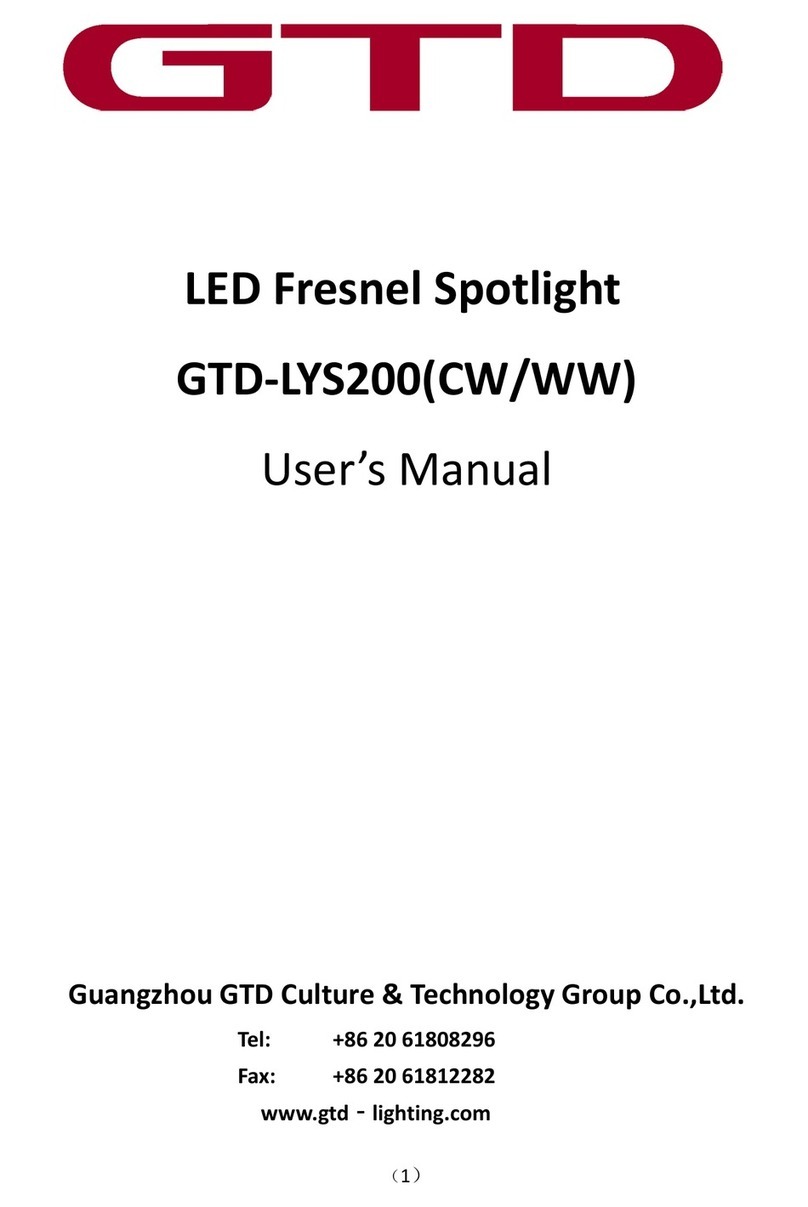 GTD LYS200CW user manual