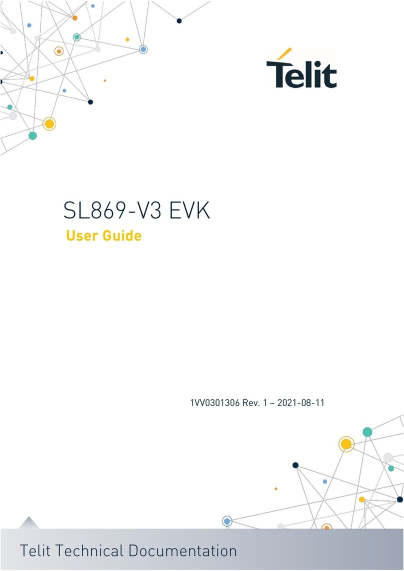Telit Wireless Solutions SL869-V3 EVK User manual