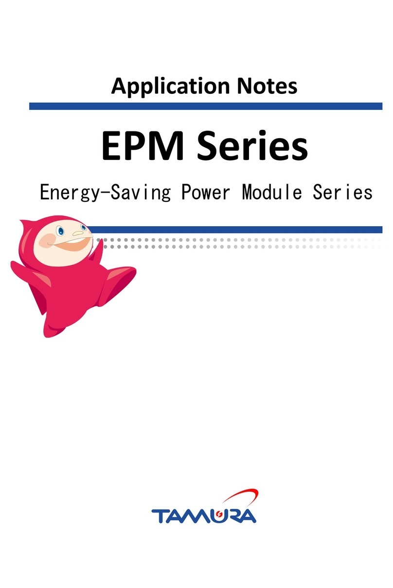 TAMURA EPM Series Application notes TAMURA EPM Series Application notes