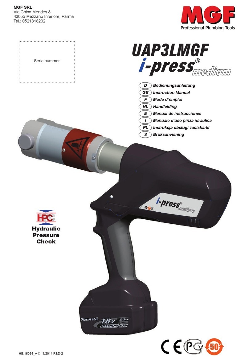 MGF i-press UAP3LMGF instruction manual