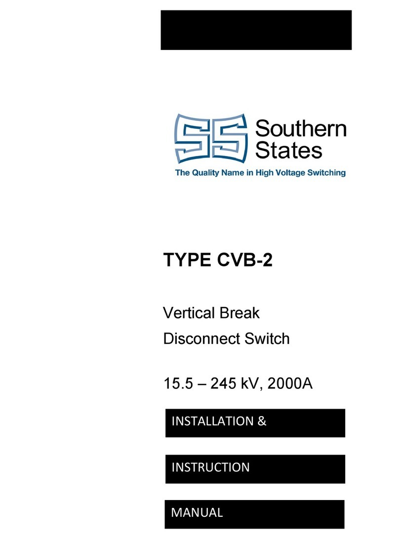 Southern States CVB-2 Installation instructions manual