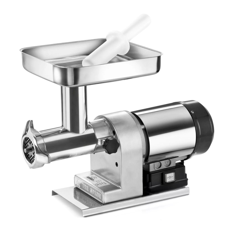 Tre Spade 8 EL INOX Instructions for use