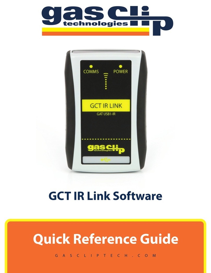 Gas Clip Technologies GCT IR Link Quick reference guide Gas Clip Technologies GCT IR Link Quick reference guide