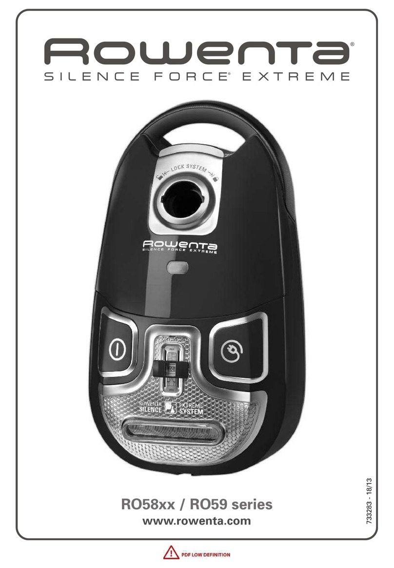 Rowenta Silence Force Extreme RO58 Series User manual
