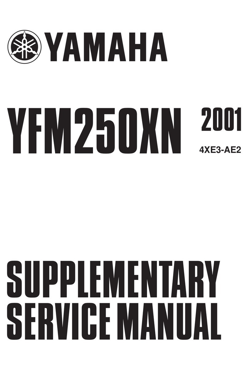 Yamaha YFM250XN 2001 Manual