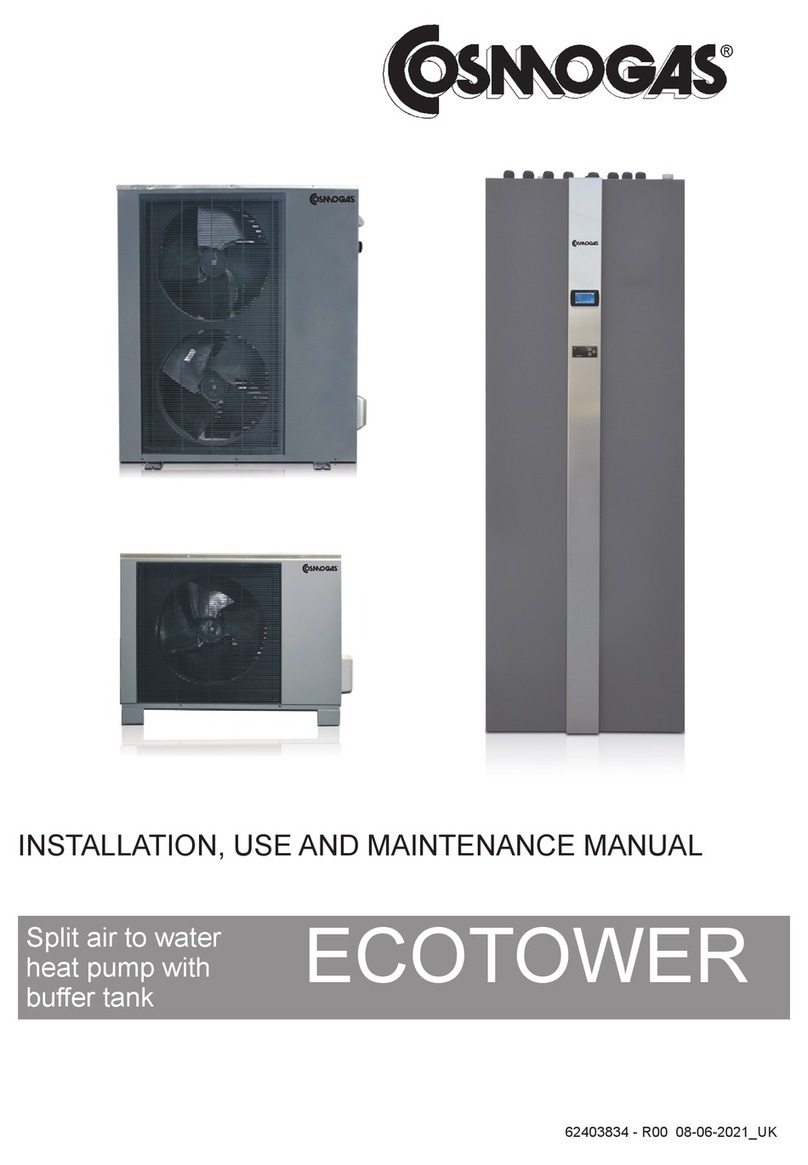 COSMOGAS ECOTOWER 6 INSTALLATION, USE AND MAINTENANCE MANUA