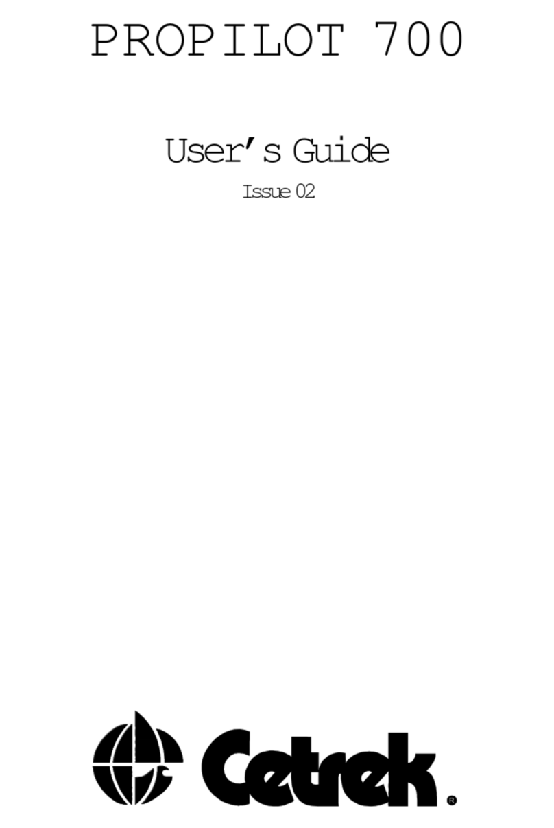 Cetrek PROPILOT 700 user guide
