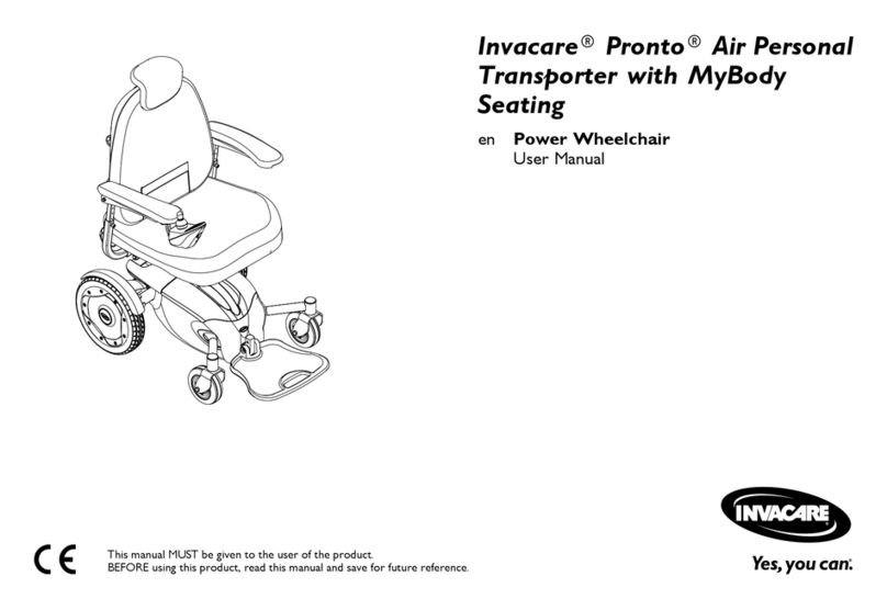 Invacare Pronto Air User manual