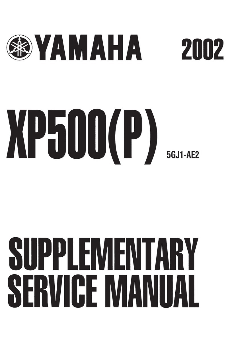 Yamaha XP500 2002 Supplementary service manual