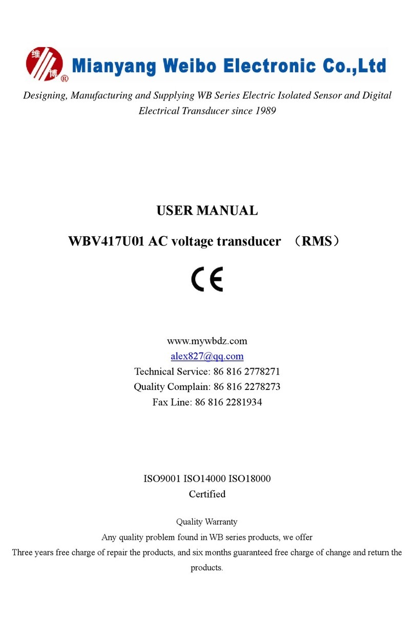 Mianyang Weibo Electronic WBV417U01 user manual