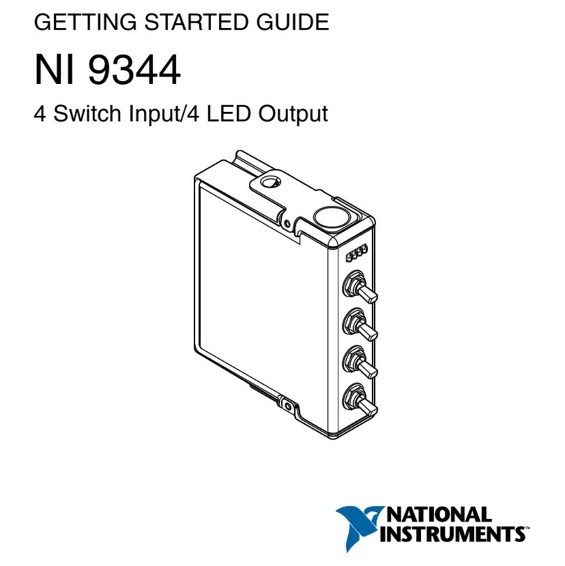 National Instruments NI 9344 Getting started guide