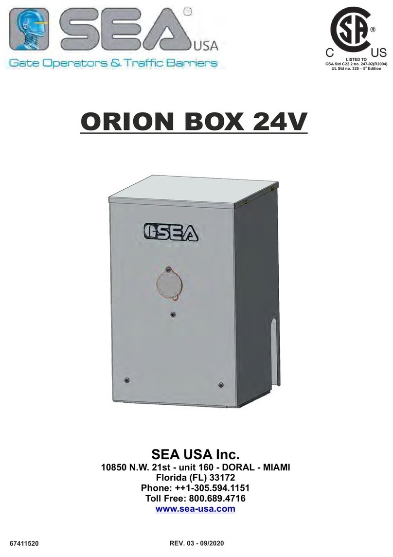 SEA ORION BOX 24V User manual SEA ORION BOX 24V User manual