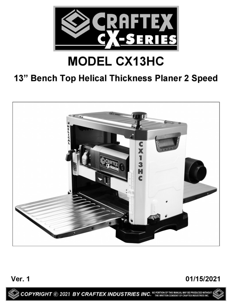 Craftex CX series instructions