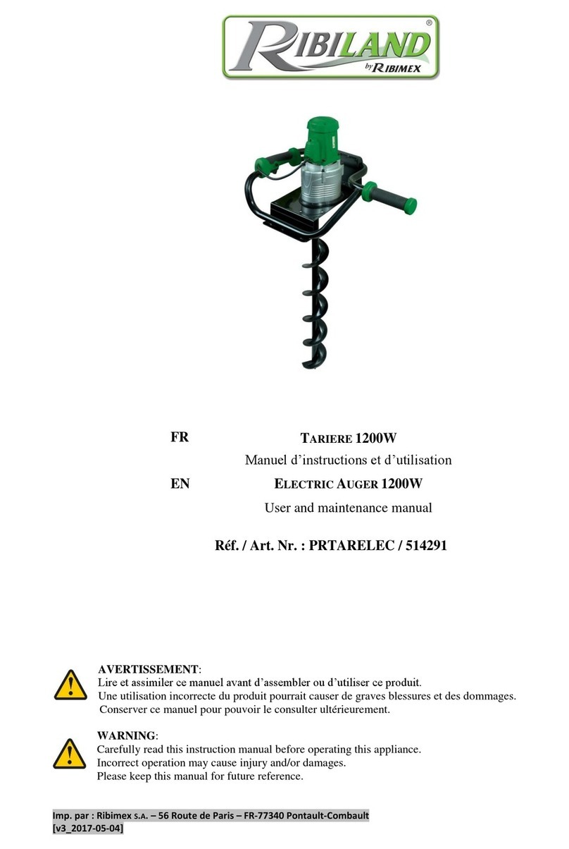 Ribimex Ribiland PRTARELEC User and maintenance manual