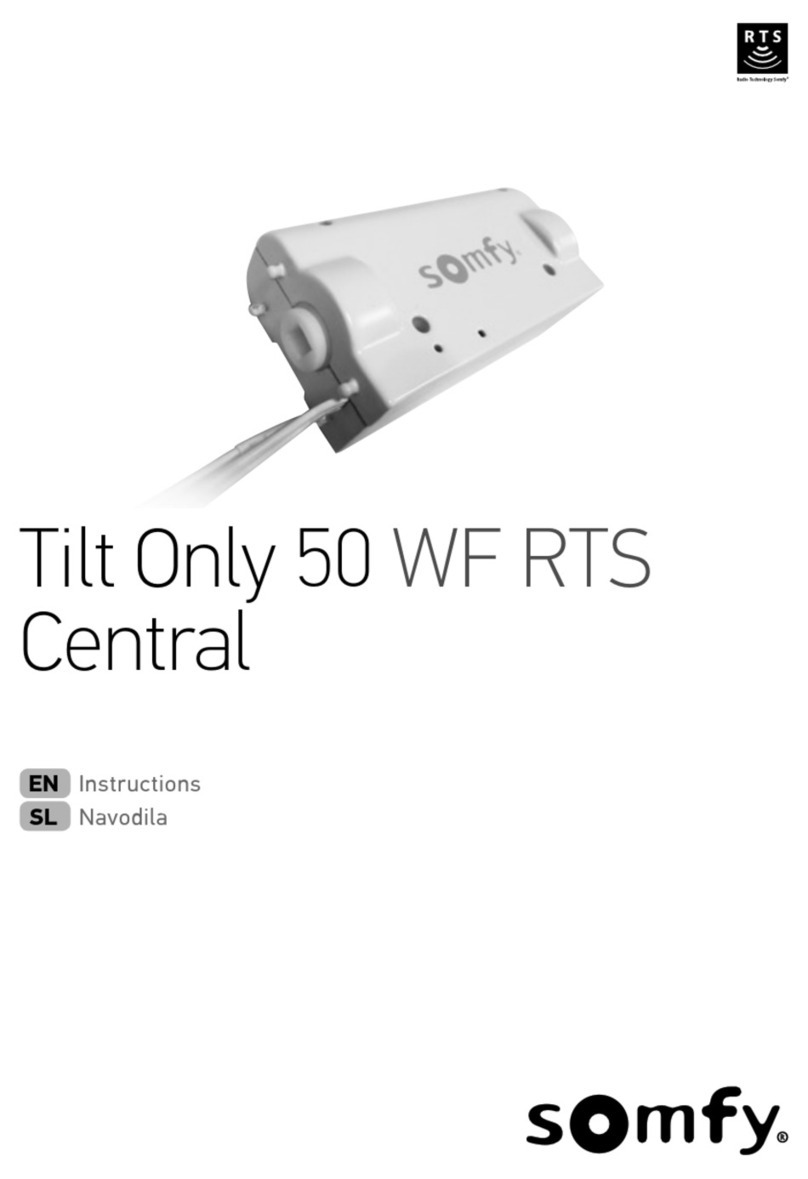 SOMFY Tilt Only 50 WF RTS instructions